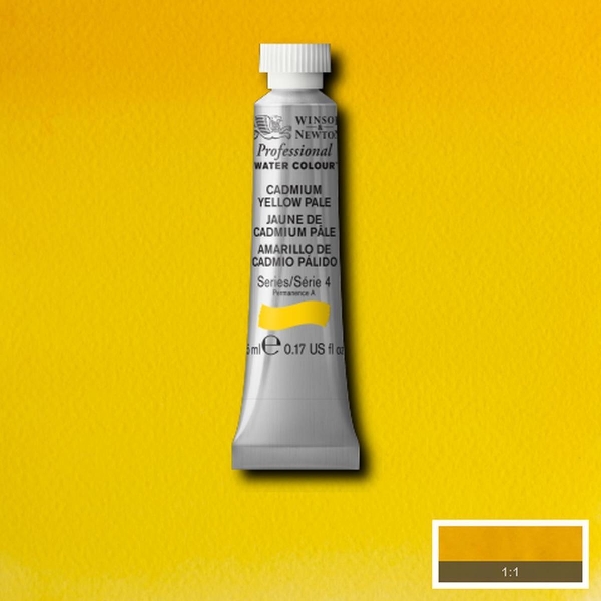 W&N Professional  Aquarelverf 5ml | Cadmium Yellow Pale